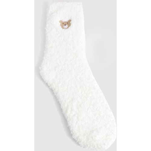 Chaussettes À Imprimé Ours En Peluche - One Size - boohoo - Modalova