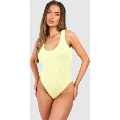 Maillot De Bain Premium À Col Rond - 40 - boohoo - Modalova