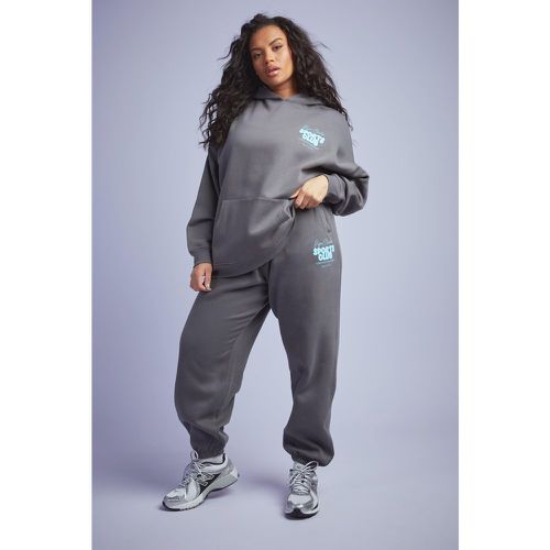 Grande Taille - Jogging À Slogan - 44 - boohoo - Modalova