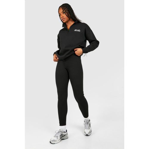 Tall" - Ensemble Oversize Avec Sweat À Col Zippé Et Legging - 36 - boohoo - Modalova