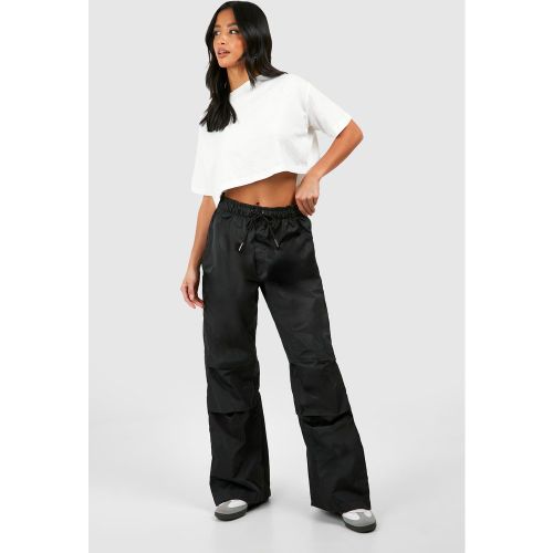 Petite" - Pantalon Droit À Cordon De Serrage - 38 - boohoo - Modalova