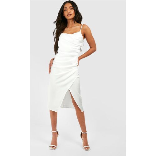 Robe Mi-Longue Satinée - 38 - boohoo - Modalova