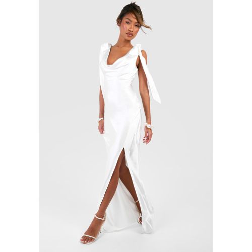 Robe Nuisette Satinée À Bretelles - 36 - boohoo - Modalova