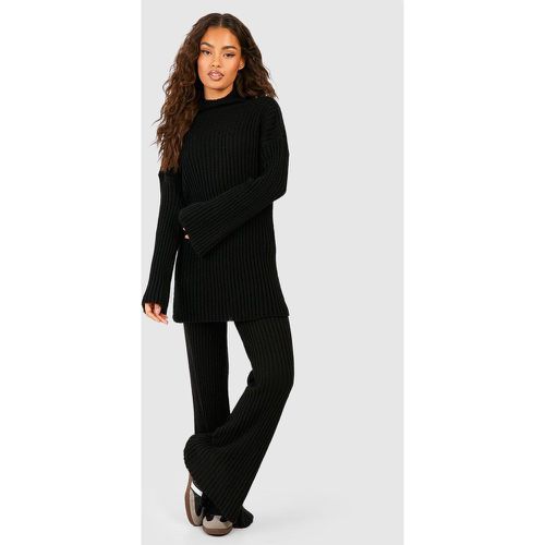 Ensemble Avec Pull Côtelé Et Pantalon Large - S - boohoo - Modalova