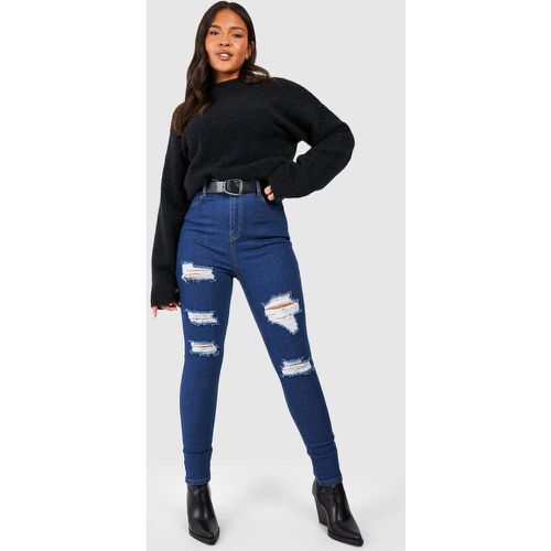 Grande Taille - Jean Skinny - 44 - boohoo - Modalova