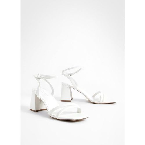 Chaussures Matelassées À Talon Carré - 36 - boohoo - Modalova