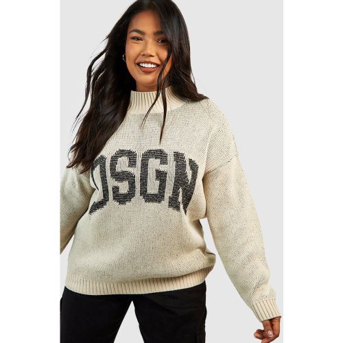 Grande Taille - Pull À Col Montant - 16/18 - boohoo - Modalova