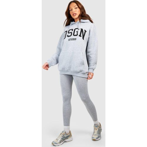 Tall" - Ensemble Avec Sweat À Capuche Et Legging À Broderie Dsgn Studio - S - boohoo - Modalova