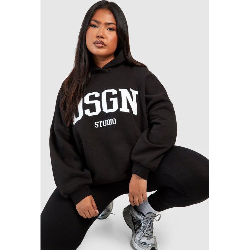 Grande Taille - Ensemble Oversize Avec Sweat À Capuche Et Legging - 44 - boohoo - Modalova