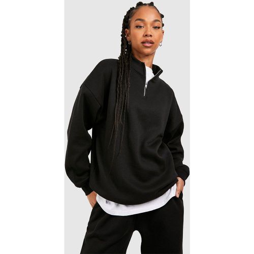 Tall" - Sweat Basique À Col Zippé - M - boohoo - Modalova