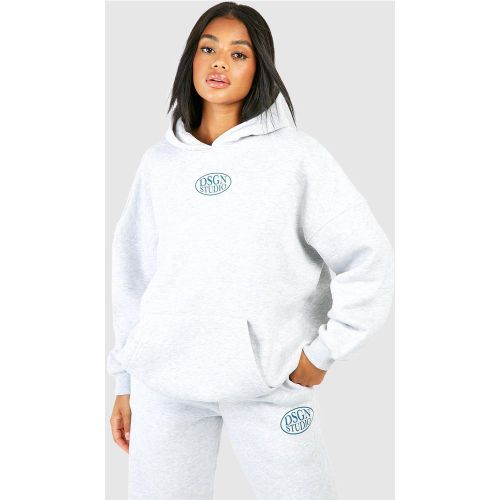 Sweat À Capuche Oversize À Imprimé - S - boohoo - Modalova