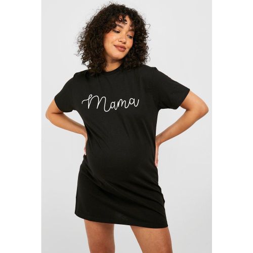 Maternité - Nuisette À Slogan Mama - 40 - boohoo - Modalova