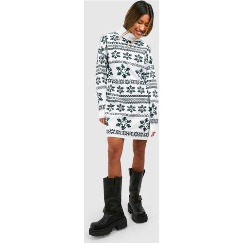 Robe Pull De Noël À Col Roulé - M - boohoo - Modalova