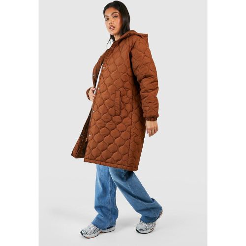 Maternité - Parka Longue Matelassée - 38 - boohoo - Modalova