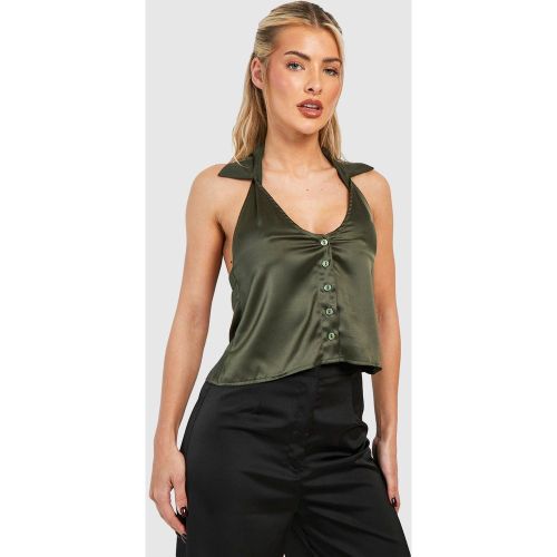 Blouse Satinée - 38 - boohoo - Modalova