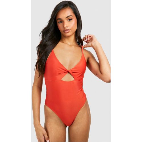 Tall" - Maillot De Bain Torsadé - 36 - boohoo - Modalova