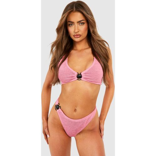 Bas De Maillot Échancré Effet Froissé - 34 - boohoo - Modalova