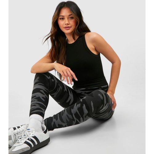 Legging Moulant Effet Camouflage - S - boohoo - Modalova