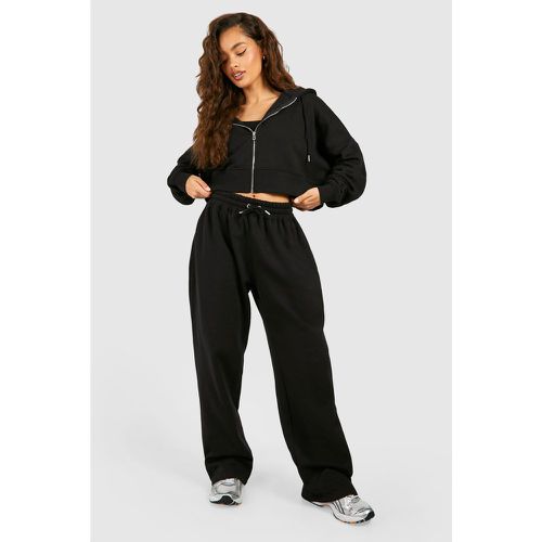 Survêtement 3 Pièces Avec Crop Top Et Sweat À Capuche - S - boohoo - Modalova