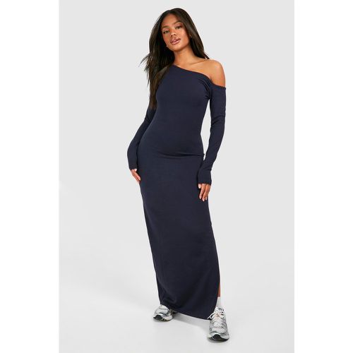 Ruched Bardot Long Sleeve Maxi Dress - boohoo - Modalova