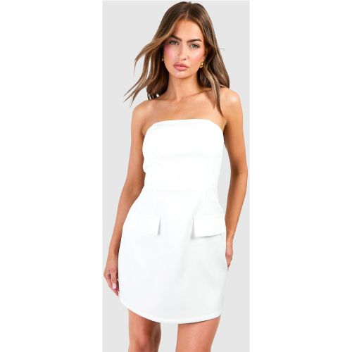 Robe Courte Ajustée - 34 - boohoo - Modalova