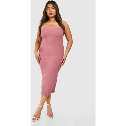 Grande Taille - Robe Mi-Longue Bandeau - 44 - boohoo - Modalova