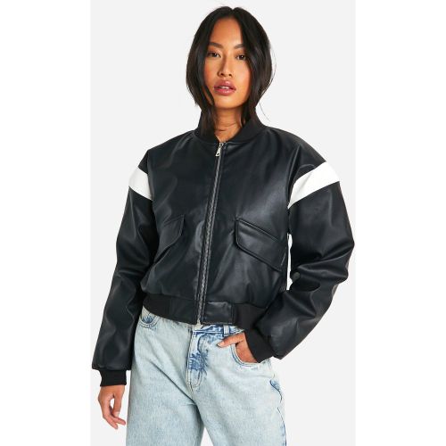 Bomber Court - Noir - 36, Noir - boohoo - Modalova