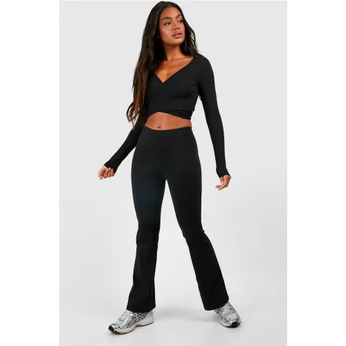 Legging Évasé À Coutures Apparentes - M - boohoo - Modalova
