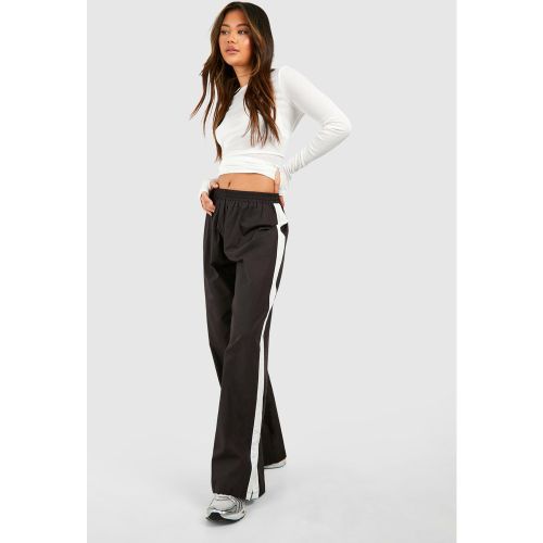 Pantalon Rayé - Noir - 34, Noir - boohoo - Modalova