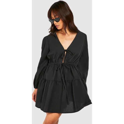 Robe Courte Nouée - 36 - boohoo - Modalova