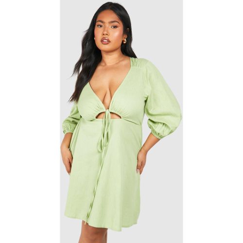 Grande Taille - Robe Courte À Découpes - 44 - boohoo - Modalova