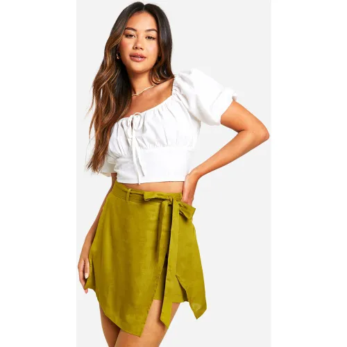 Jupe-Short À Ceinture - 34 - boohoo - Modalova