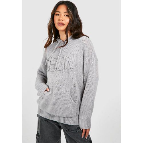 Sweat À Capuche Oversize À Slogan Dsgn - S - boohoo - Modalova