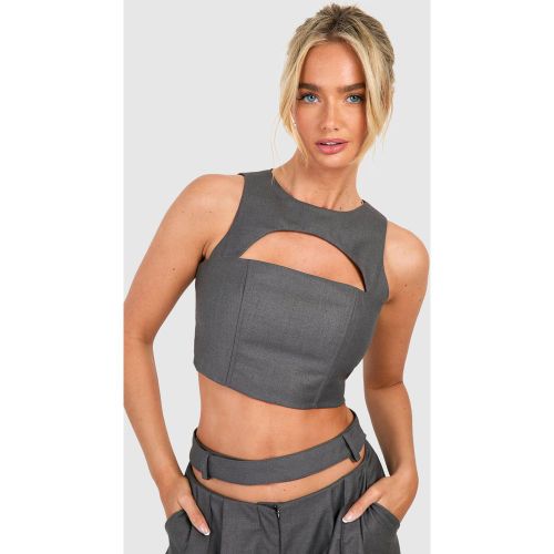 Crop Top À Découpes - 38 - boohoo - Modalova