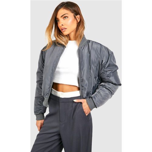 Bomber Oversize Froncé - 36 - boohoo - Modalova