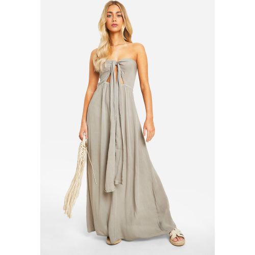 Robe Longue Torsadée - 36 - boohoo - Modalova