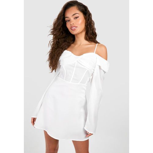 Robe Corset Satinée - 36 - boohoo - Modalova