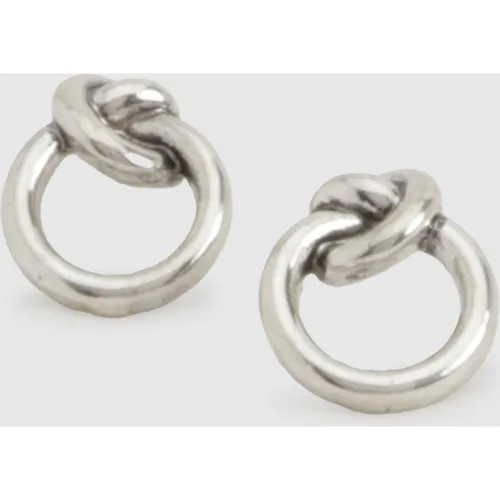 Knot Detail Stud Earrings - - boohoo - Modalova