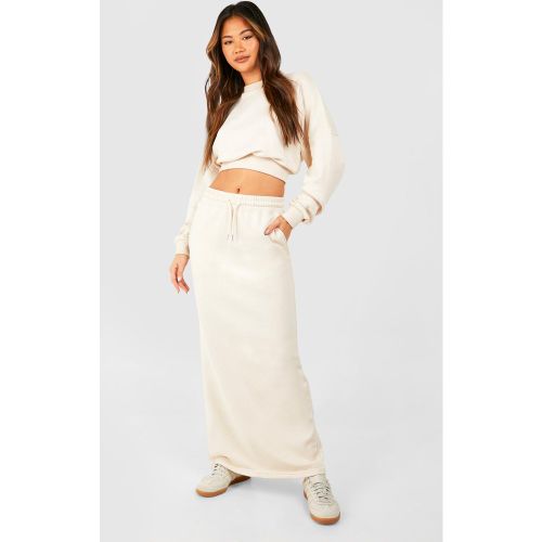 Ensemble Avec Sweat Court Et Jupe Mi-Longue - S - boohoo - Modalova