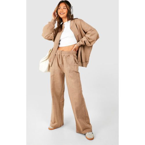 Survêtement Délavé Avec Bomber - L - boohoo - Modalova