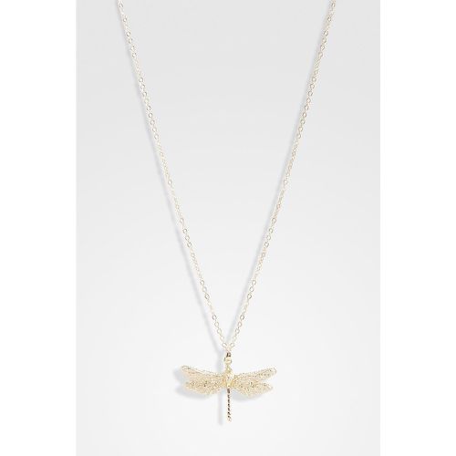 Gold Dragonfly Necklace - boohoo - Modalova