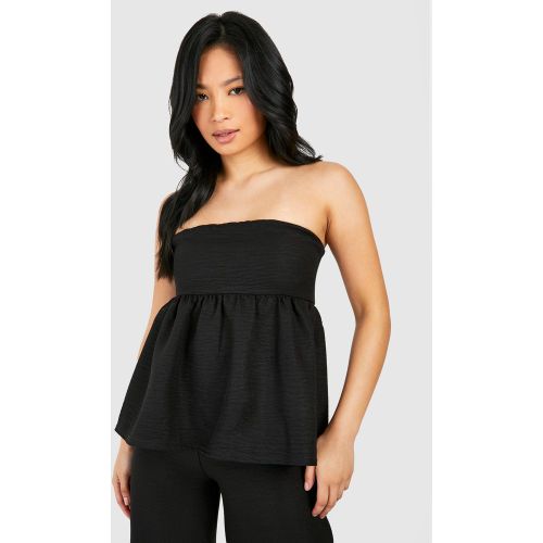Petite" - Top Péplum Texturé - 34 - boohoo - Modalova