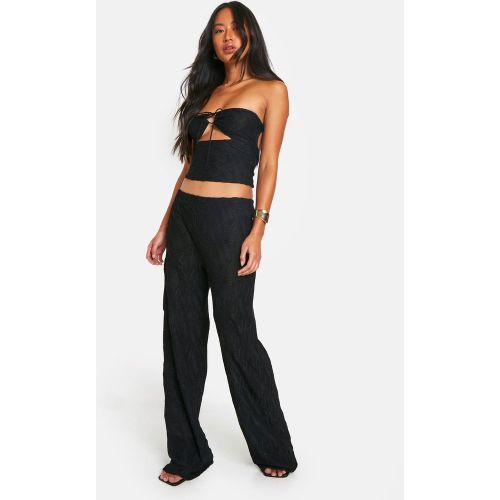 Pantalon Large Texturé - 34 - boohoo - Modalova