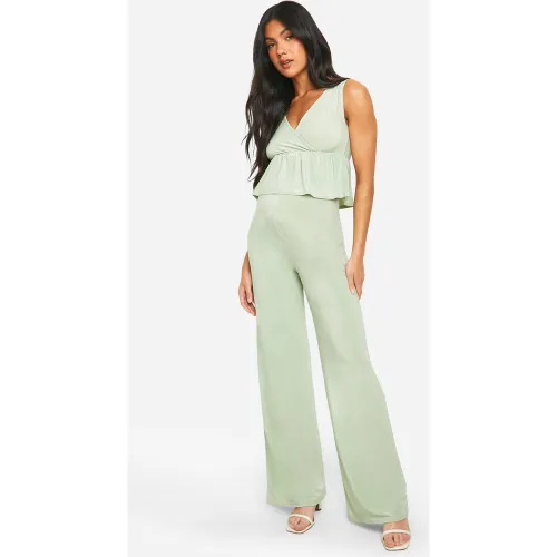 Maternité - Pantalon De Grossesse Large - 38 - boohoo - Modalova
