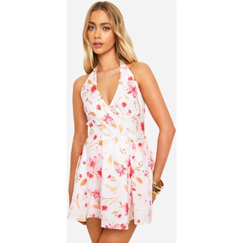 Combishort De Tennis Fleuri - 36 - boohoo - Modalova