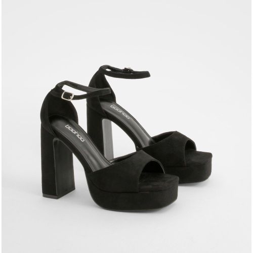 Sandales À Plateforme Et Talon - 36 - boohoo - Modalova