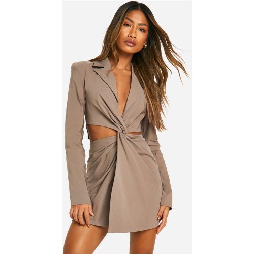 Robe Blazer Torsadée - 38 - boohoo - Modalova