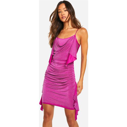 Tall" - Robe Courte Drapée - 38 - boohoo - Modalova