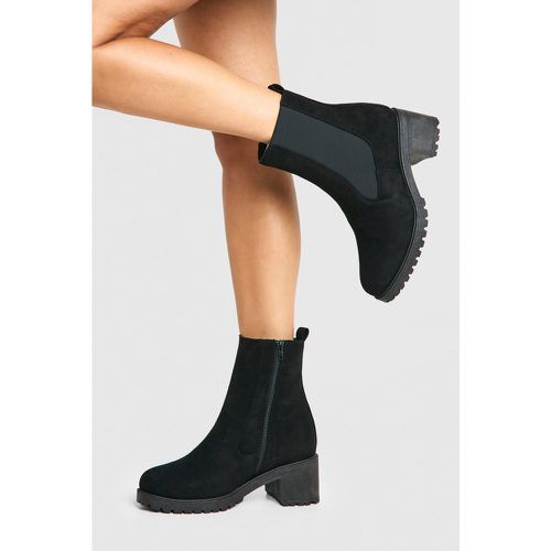 Bottines Chelsea À Empiècement - Pointure Large - 38 - boohoo - Modalova