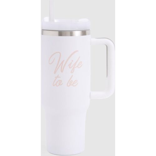 Wife To Be Stainless Steel Large Travel Cup - boohoo - Modalova